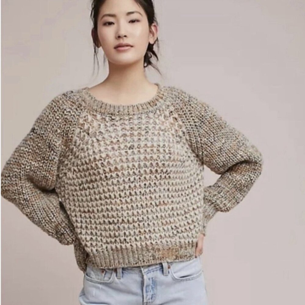 Anthropologie Hillwalk Chunky Sweater